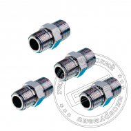 Штуцер 3/8К на 3/8К наружная резьба