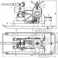  Схема насоса пресса гидравлического  МИ-1Б